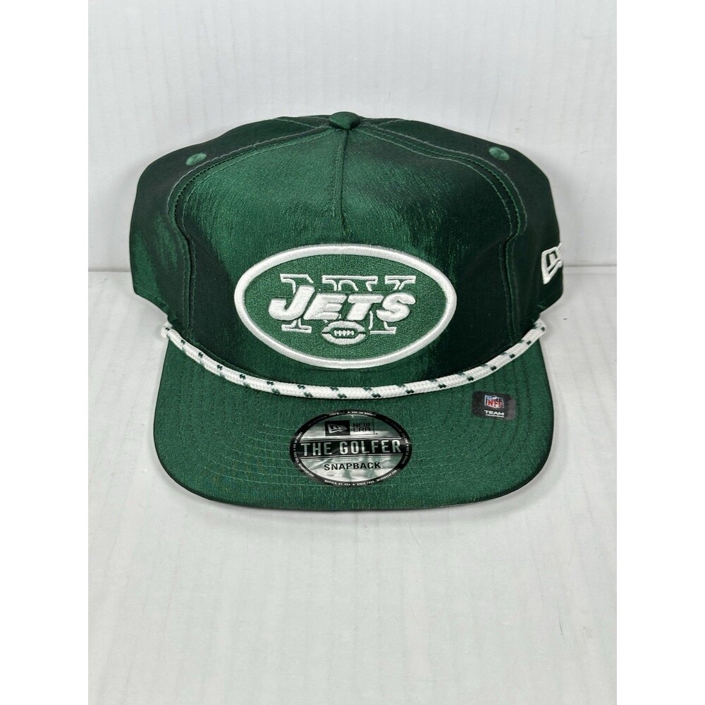 New Era New York Jets The Golfer Rope Snapback Hat Cap Men’s Green OSFM